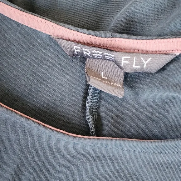 Free Fly Slate Blue Long Sleeve Dress - Picture 3 of 4